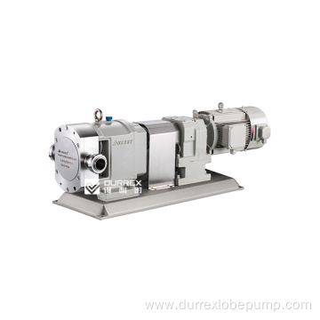 Sauce transfer rotary lobe pump in food industry